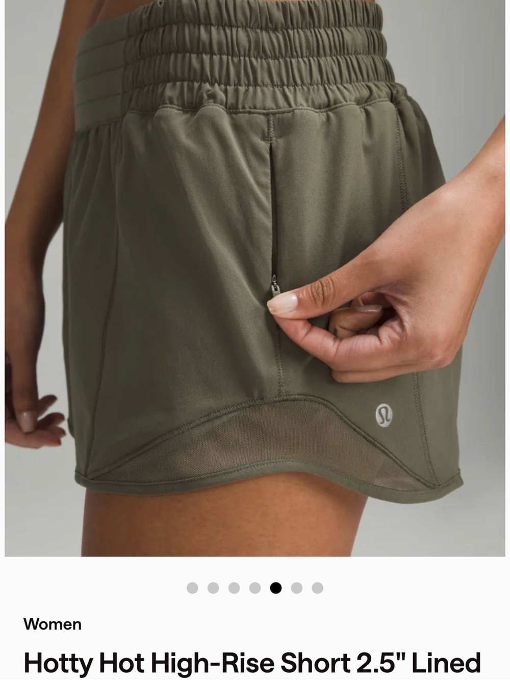 Like New! Lululemon High-Rise Hotty Hot 2.5" Lined Shorts